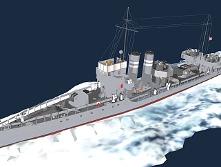 精细船只军事模型军舰 航母 潜水艇(7)